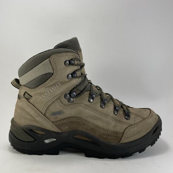 Lowa Renegade GTX Mid Womens Size 9.5 Waterproof Gore-Tex Stone Brown Boots main image 9